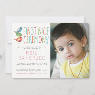 Foto van Birdie First Rice Ceremony Kaart