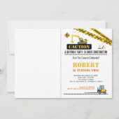 Foto van Birthday Any Age Construction Dump Truck Kaart (Voorkant)