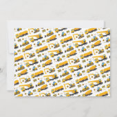 Foto van Birthday Any Age Construction Dump Truck Kaart (Achterkant)