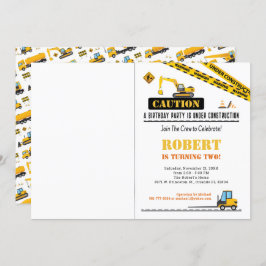 Foto van Birthday Any Age Construction Dump Truck Kaart