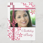 Foto van Birthday Party Kaart (Voorkant / Achterkant)