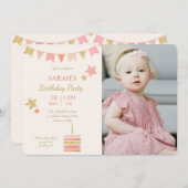 Foto van Birthday Party Kaart (Voorkant / Achterkant)