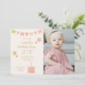 Foto van Birthday Party Kaart (Staand voorkant)