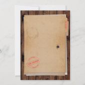 Foto van Birthday rechercheur Zeer geheim Alle lee Kaart (Achterkant)