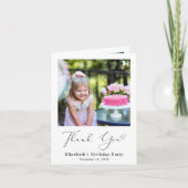 Foto van Birthday Script Bedankkaart (Voorkant)