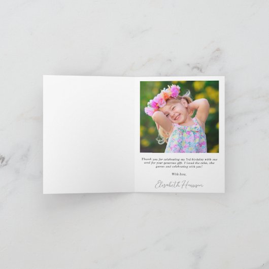 Foto van Birthday Script Bedankkaart (Binnen)