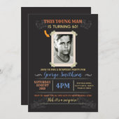 Foto van Birthday  Style Surprise Invitations Kaart (Voorkant / Achterkant)