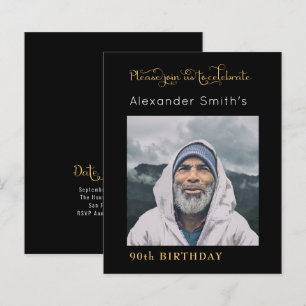 Foto van Black and Gold Birthday