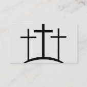 Foto van Black and Grey Pastor of Deacon Visitekaartje (Achterkant)