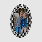 Foto van Black and White Buffalo Plays Family Holi Ornament (voorkant)