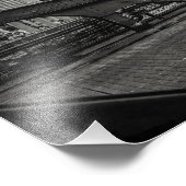 Foto van Black and White Chicago City Uitzicht Pri Foto Afdruk (Hoek)