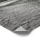 Foto van Black and White Chicago City Uitzicht Pri Poster (Hoek)