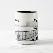 Foto van Black and White Chicago Mok (Center)