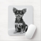 Foto van Black and White Chihuahua Puppy Muismat (Met muis)