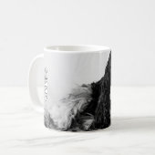 Foto van Black and White Cocker Spaniel Koffiemok (Voorkant links)