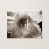 Foto van Black and White Lily Legpuzzel (Horizontaal)