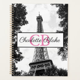 Foto van Black and White Paris Planner