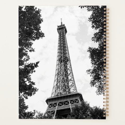 Foto van Black and White Paris Planner (Achterkant)