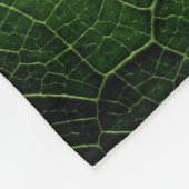 Foto van blad sluiten fleece deken (Hoek)