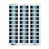 Foto van Blauwe Kat-Oognevel Etiket (Full Sheet)