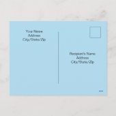 Foto van Blauwe Oceaan met kerstbijbelschrift Feestdagenkaart (Achterkant)