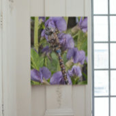 Foto van blauwooglibel canvas afdruk