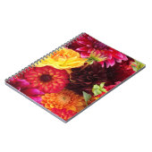 Foto van bloemschikking notitieboek (Linkerzijde)