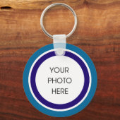 Foto van Blue and Navy Sleutelhanger (Voorkant)