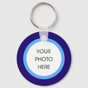 Foto van Blue and Navy Sleutelhanger