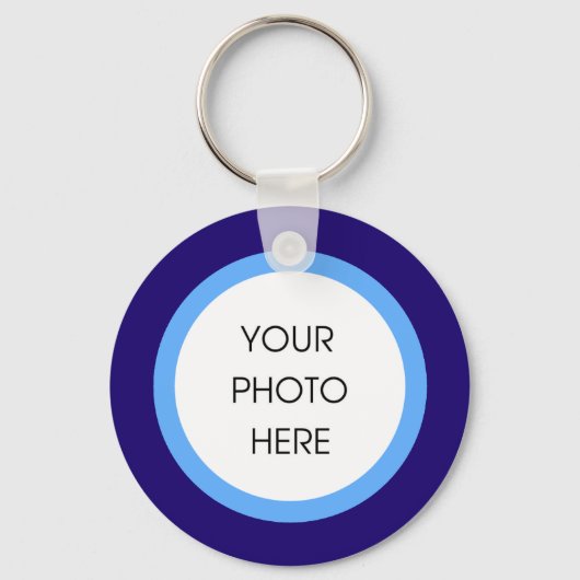Foto van Blue and Navy Sleutelhanger (Voorkant)