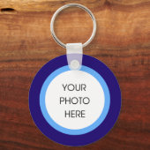 Foto van Blue and Navy Sleutelhanger (Voorkant)