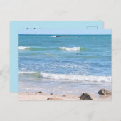 Foto van Blue Atlantic Ocean Briefkaart (Voorkant / Achterkant)