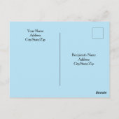 Foto van Blue Atlantic Ocean Briefkaart (Achterkant)