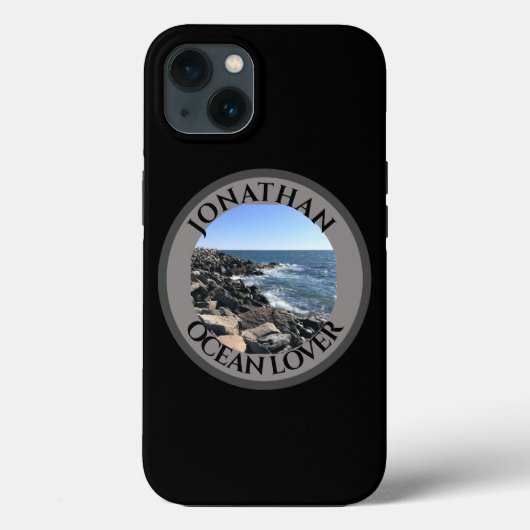 Foto van Blue Atlantic Ocean Zee Lovers Cute Case-Mate iPhone Case (Achterkant)