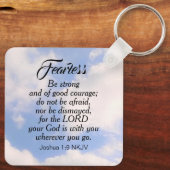 Foto van Blue Cloudy Sky is niet scherp te zien in Sleutelhanger (Achterkant)