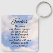 Foto van Blue Cloudy Sky is niet scherp te zien in Sleutelhanger (Achterkant)