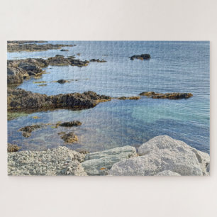 Foto van Blue Ocean Shore Natuur's Outdoor Beauty Legpuzzel
