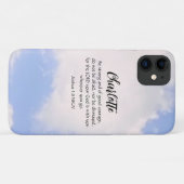 Foto van Blue Sky BE is niet bekend Bijbelnaam Ver Case-Mate iPhone Case (Achterkant (horizontaal))