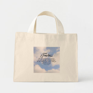 Foto van Blue Sky is niet bang voor aangepaste naa Mini Tote Bag
