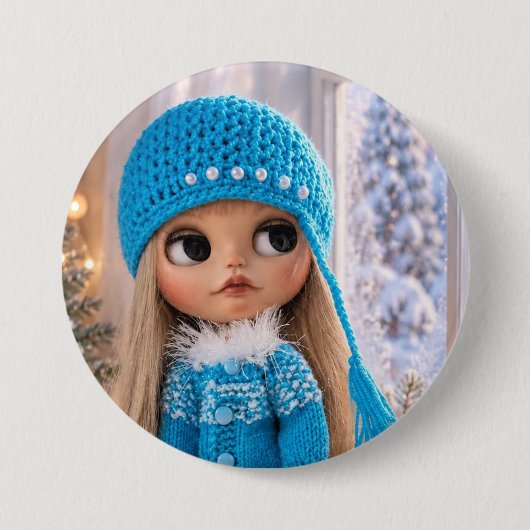 Foto van Blythe pop Ronde Button 7,6 Cm (Voorkant)