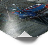 Foto van Boats Cornwall Afdruk (Hoek)