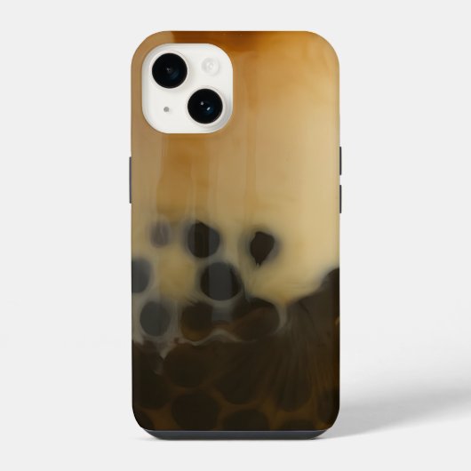 Foto van boba melkthee iPhone hoesje (Achterkant)