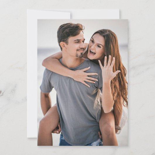 Foto van Boho Pampas Grass Save The Date (Achterkant)