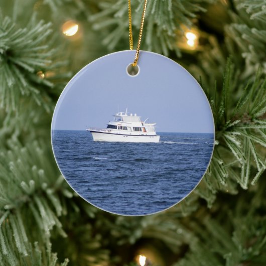 Foto van boot keramisch ornament (Boom)
