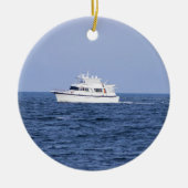Foto van boot keramisch ornament (Voorkant)