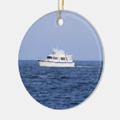 Foto van boot keramisch ornament (Links)