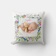 Foto van border met wilde bloemen 