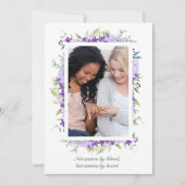 Foto van Bridesmaid Paars Wildbloemen Funny Voorst (Voorkant)