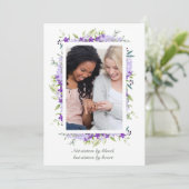 Foto van Bridesmaid Paars Wildbloemen Funny Voorst (Staand voorkant)