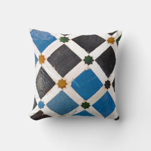 Foto van Bright Rustic Style Mosaic met patent Kussen